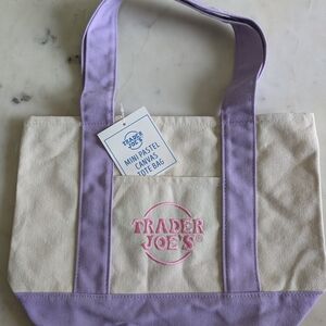 Trader Joes Pastel Mini Tote